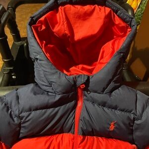 Red and Navy blue size 12months